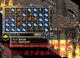 ��Ѫ����˽��SF������ο���ˢBOSS�����ֱر����ɽ���