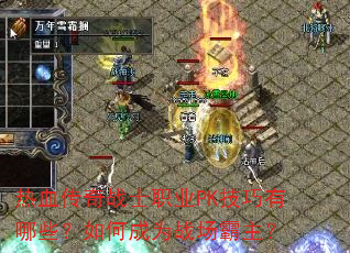 ��Ѫ����սʿְҵPK��������Щ����γ�Ϊս��������